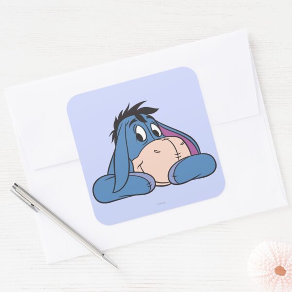 Eeyore_3_square_sticker_3 Eeyore 3 Square Sticker