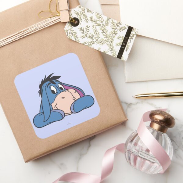 Eeyore_3_square_sticker_5 Eeyore 3 Square Sticker