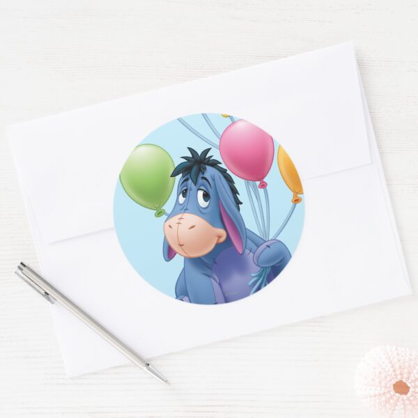 Eeyore_7_classic_round_sticker_3 Eeyore 7 Classic Round Sticker