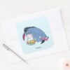 Eeyore_Holding_Easter_Basket_Full_of_Baby_Chicks_Square_Sticker_3 Eeyore Holding Easter Basket Full Of Baby Chicks Square Sticker
