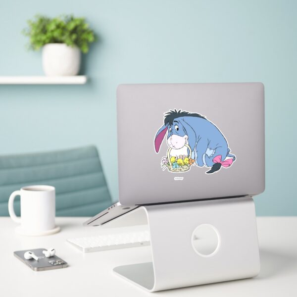 Eeyore_Holding_Easter_Basket_Full_of_Baby_Chicks_Sticker_3 Eeyore Holding Easter Basket Full Of Baby Chicks Sticker
