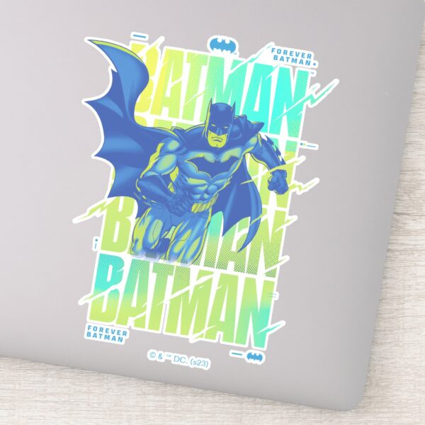 Electric_Up_Batman_Running_Through_Typography_Sticker_1 Electric Up Batman Running Through Typography Sticker