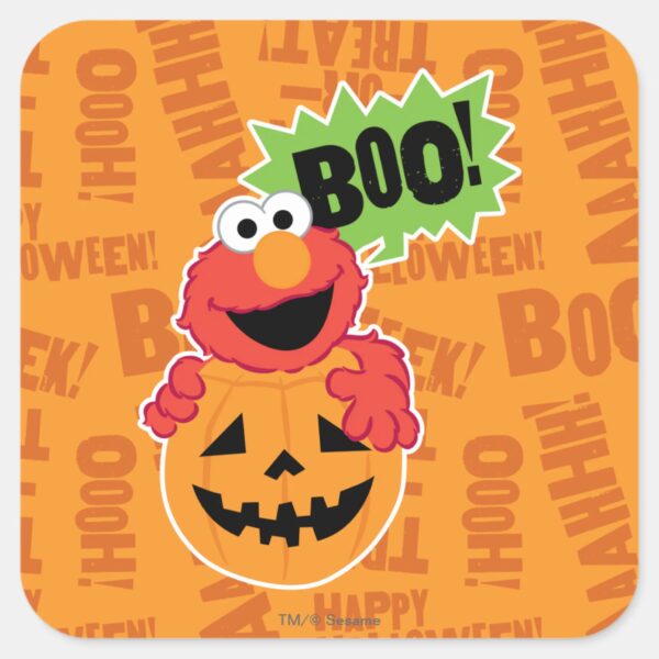 Elmo_-_Boo_Square_Sticker_1 Elmo Boo Square Sticker