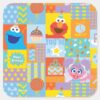 Elmo,_Abby,_and_Cookie_Monster_Birthday_Pattern_Square_Sticker_1 Elmo Abby And Cookie Monster Birthday Pattern Square Sticker