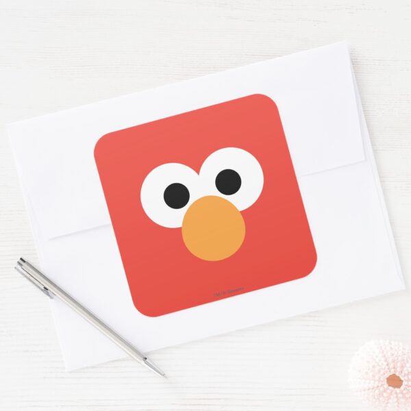 Elmo_Big_Face_Square_Sticker_3 Elmo Big Face Square Sticker