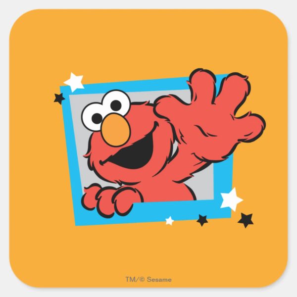 Elmo_Extreme_Pose_2_Square_Sticker_1 Elmo Extreme Pose 2 Square Sticker