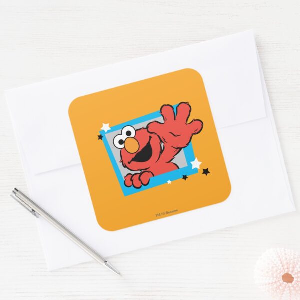Elmo_Extreme_Pose_2_Square_Sticker_3 Elmo Extreme Pose 2 Square Sticker