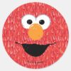 Elmo_Fur_Face_Pattern_Classic_Round_Sticker_1 Elmo Fur Face Pattern Classic Round Sticker