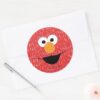Elmo_Fur_Face_Pattern_Classic_Round_Sticker_3 Elmo Fur Face Pattern Classic Round Sticker