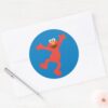 Elmo_Happy_Dancing_Classic_Round_Sticker_3 Elmo Happy Dancing Classic Round Sticker