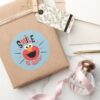 Elmo_Happy_Smile_Classic_Round_Sticker_5 Elmo Happy Smile Classic Round Sticker