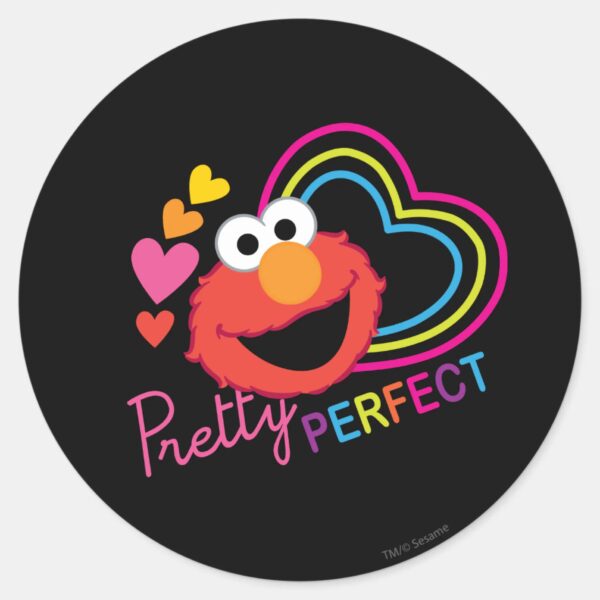 Elmo_Pretty_Perfect_Classic_Round_Sticker_1 Elmo Pretty Perfect Classic Round Sticker