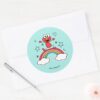 Elmo_Rainbow_Doodley_Graphic_Classic_Round_Sticker_3 Elmo Rainbow Doodley Graphic Classic Round Sticker