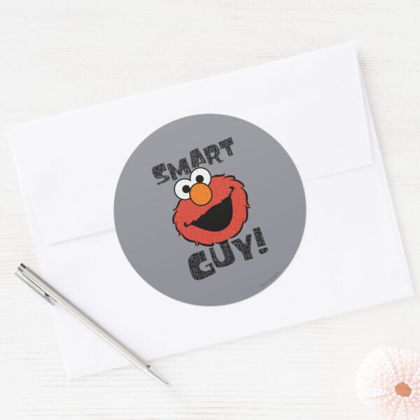 Elmo_Smart_Classic_Round_Sticker_3 Elmo Smart Classic Round Sticker