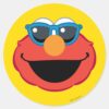Elmo_Smiling_Face_with_Sunglasses_Classic_Round_Sticker_1 Elmo Smiling Face With Sunglasses Classic Round Sticker