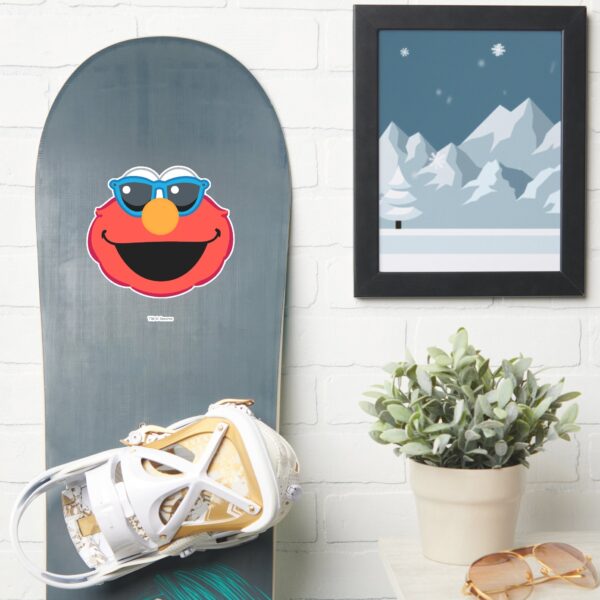 Elmo Smiling Face With Sunglasses Sticker