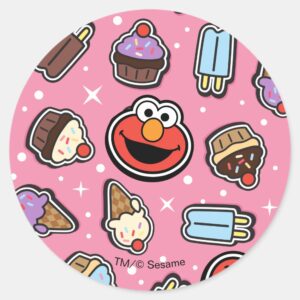 Elmo Sweet Treat Sticker Pattern
