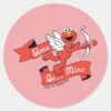 Elmo_Valentine's_Cupid_Classic_Round_Sticker_1 Elmo Valentines Cupid Classic Round Sticker