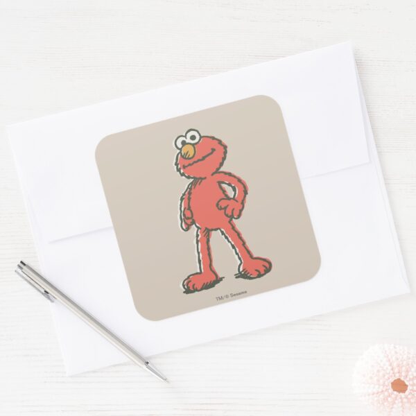 Elmo_Vintage_Square_Sticker_3 Elmo Vintage Square Sticker