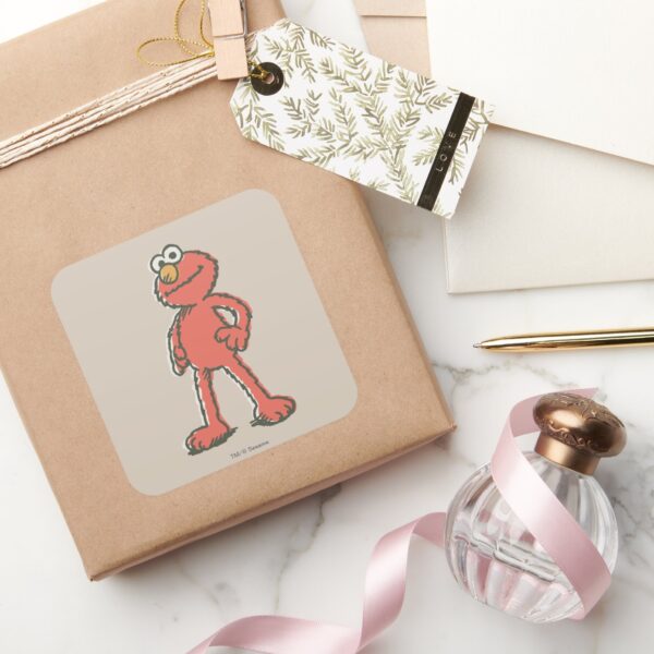 Elmo_Vintage_Square_Sticker_5 Elmo Vintage Square Sticker