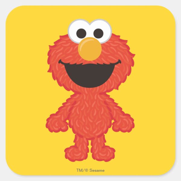Elmo_Wool_Style_Square_Sticker_1 Elmo Wool Style Square Sticker