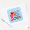 Elmo Hug This Monster Tight Square Sticker
