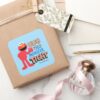 Elmo Hug This Monster Tight Square Sticker