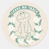 Elmo___Leave_No_Trace_Floral_Graphic_Classic_Round_Sticker_1 Elmo Leave No Trace Floral Graphic Classic Round Sticker
