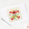 Elmo___Merry_and_Bright_Square_Sticker_3 Elmo Merry And Bright Square Sticker
