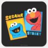 Elmo_and_Cookie_Monster_Friends_Square_Sticker_1 Elmo And Cookie Monster Friends Square Sticker