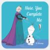 Elsa_Permafrosting_Olaf_Square_Sticker_1 Elsa Permafrosting Olaf Square Sticker