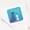Elsa_Permafrosting_Olaf_Square_Sticker_3 Elsa Permafrosting Olaf Square Sticker