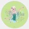 Elsa___Giving_from_the_Heart_Classic_Round_Sticker_1 Elsa Giving From The Heart Classic Round Sticker