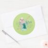 Elsa___Giving_from_the_Heart_Classic_Round_Sticker_3 Elsa Giving From The Heart Classic Round Sticker