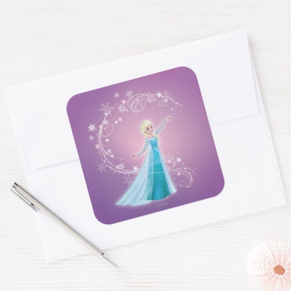 Elsa___Love_Thaws,_Love_Glows_Square_Sticker_3 Elsa Love Thaws Love Glows Square Sticker