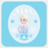 Elsa___Snowflakes_Square_Sticker_1 Elsa Snowflakes Square Sticker