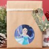 Elsa___Sparkling,_Elegant_Ice_Classic_Round_Sticker_5 Elsa Sparkling Elegant Ice Classic Round Sticker