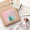 Elsa___Summer_Wish_with_Flowers_Square_Sticker_5 Elsa Summer Wish With Flowers Square Sticker