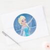 Elsa___Winter_Magic_Classic_Round_Sticker_3 Elsa Winter Magic Classic Round Sticker
