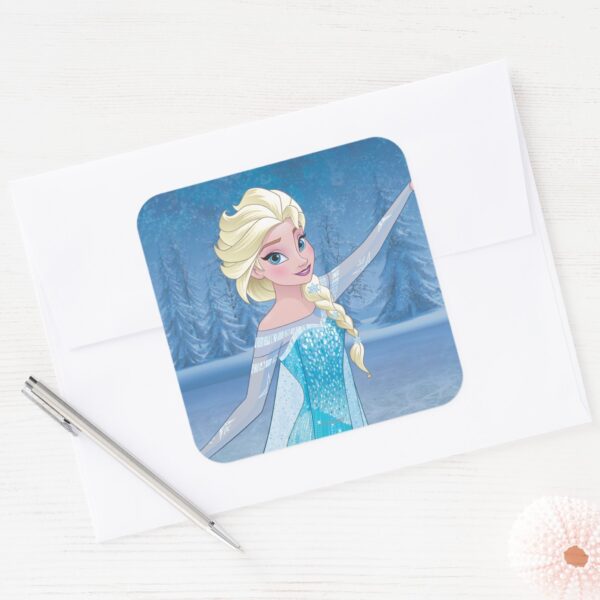 Elsa___Winter_Magic_Square_Sticker_3 Elsa Winter Magic Square Sticker