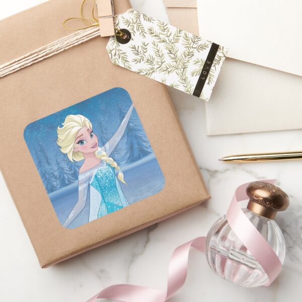 Elsa___Winter_Magic_Square_Sticker_5 Elsa Winter Magic Square Sticker