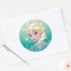 Elsa___Winter_Portrait_Classic_Round_Sticker_3 Elsa Winter Portrait Classic Round Sticker