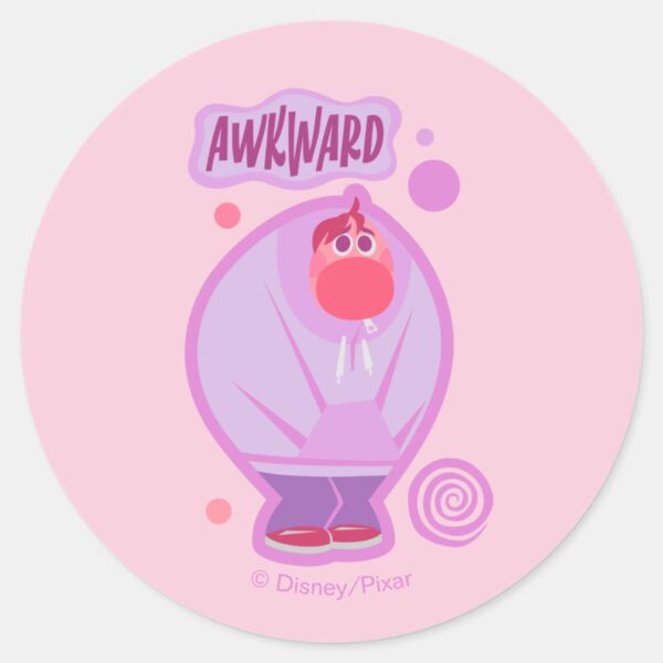 Embarrassment Awkward Classic Round Sticker