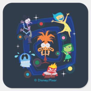 Emotion Whirlwind Square Sticker