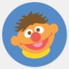 Ernie Face Classic Round Sticker
