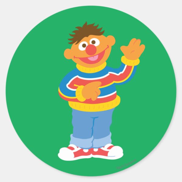 Ernie Graphic Classic Round Sticker