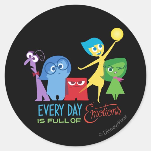 Everyday_is_Full_of_Emotions_Classic_Round_Sticker_1 Everyday Is Full Of Emotions Classic Round Sticker