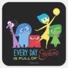 Everyday_is_Full_of_Emotions_Square_Sticker_1 Everyday Is Full Of Emotions Square Sticker