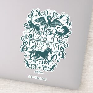Expecto Patronum Filigree Graphic Sticker
