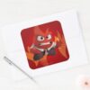 FIRED UP SQUARE STICKER